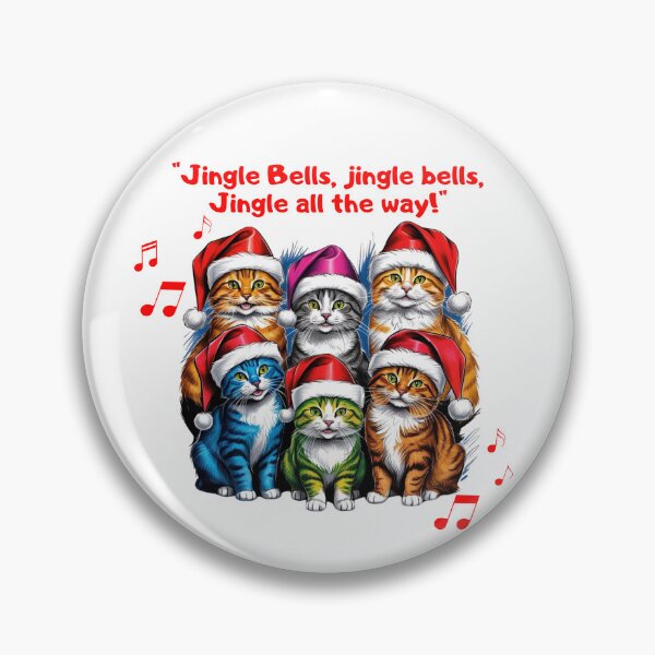 Item preview, Feline Christmas Carolers, Cat-tastic Christmas, Meow-y Christmas, Jingle Cats, A Purrfect Christmas, designed and sold by TolgaSal.