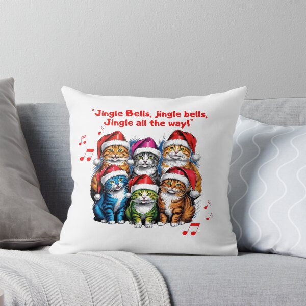 Item preview, Feline Christmas Carolers, Cat-tastic Christmas, Meow-y Christmas, Jingle Cats, A Purrfect Christmas, designed and sold by TolgaSal.