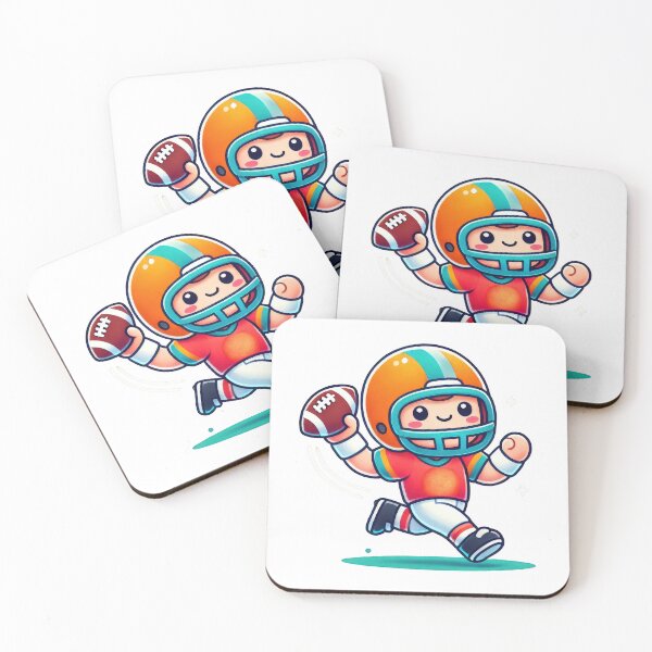 Item preview, Adorable Quarterback Throwing a Football designed and sold by Jasava Shop.