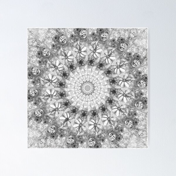 Copy of Scribble Painting no  4 by iServalan Exclusive to Tale Teller Club Records  Poster