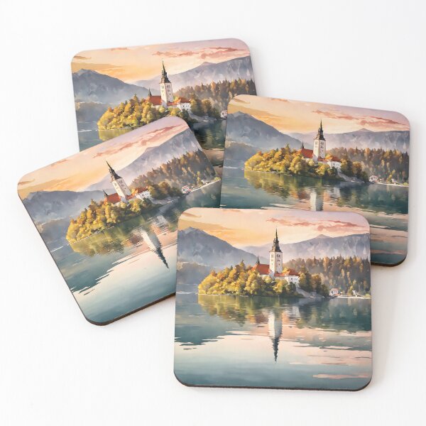 Item preview, Enchanting Lake Bled, Slovenia: A Tranquil Oasis with a Picturesque Island Church - A Photographer's Dream designed and sold by LSVart.