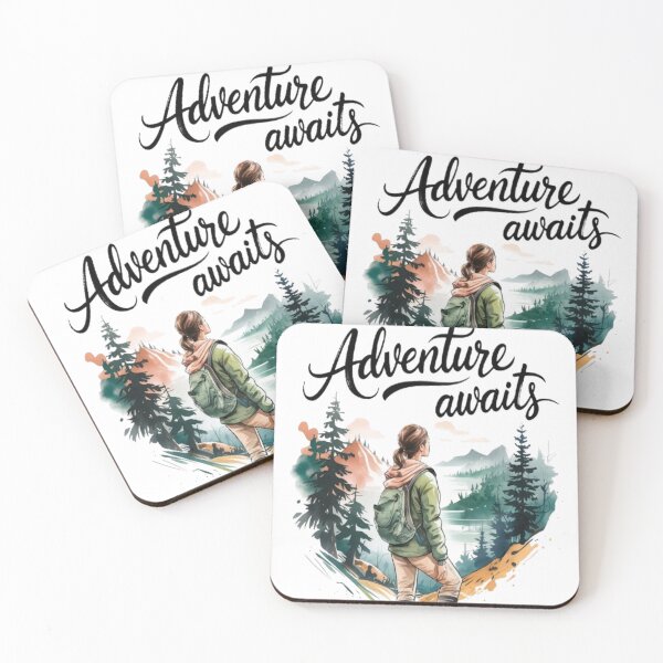 Item preview, Adventure Awaits hiking designed and sold by CamiGraphix.