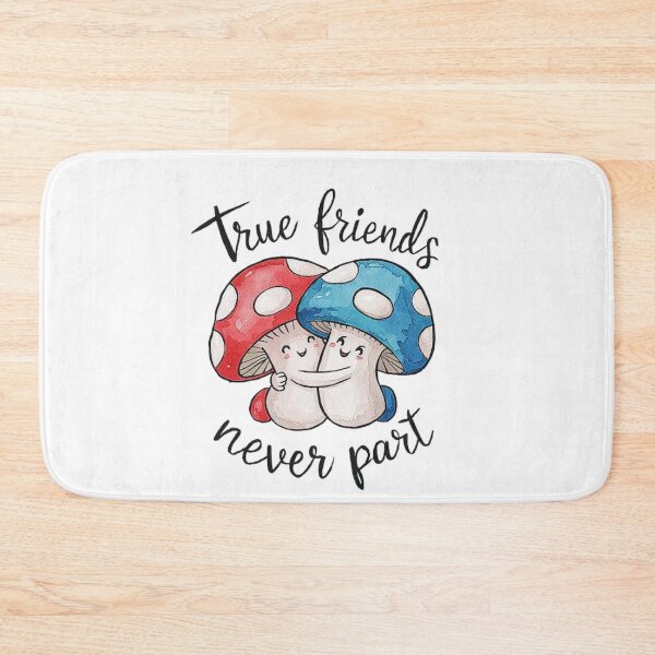 Item preview, Cute Mushroom Friends - Friendship Quote Illustration designed and sold by love3617.