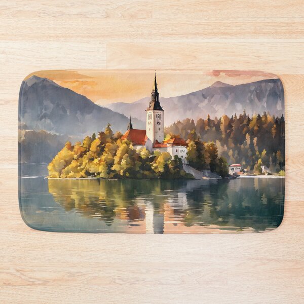 Item preview, Enchanting Lake Bled, Slovenia: A Tranquil Oasis with a Picturesque Island Church - A Photographer's Dream designed and sold by LSVart.