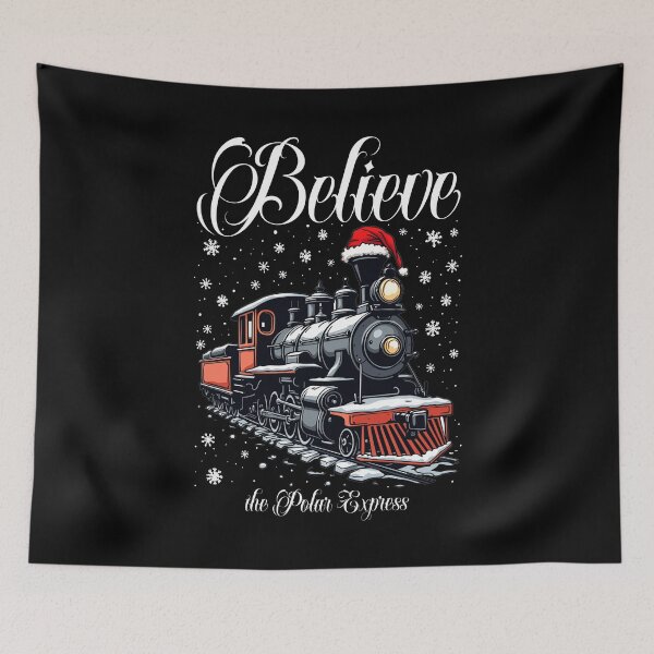 Item preview, Vintage Believe Christmas Train designed and sold by Blok45.