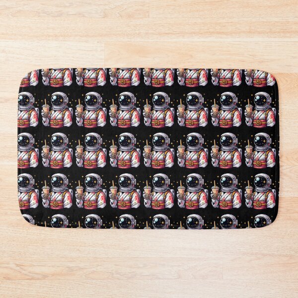 Item preview, Astronaut Drinking Bubble Tea Japanese Kimono designed and sold by Artistoos.