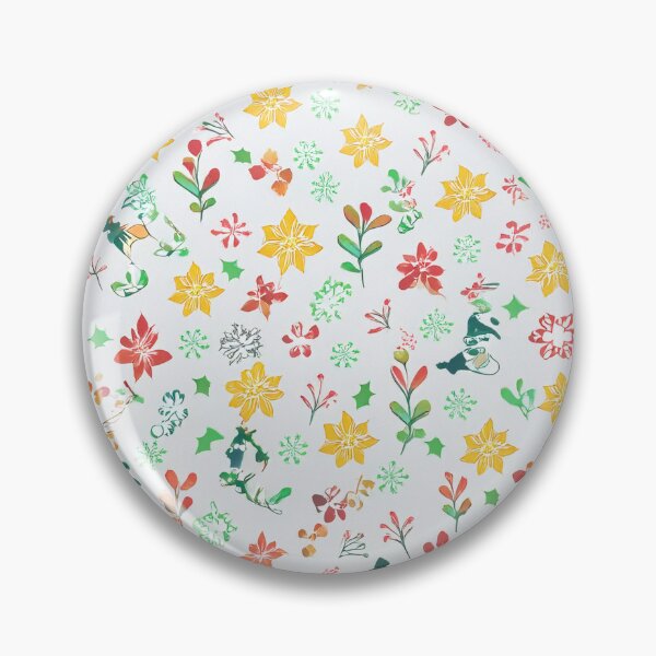 Item preview, Colorful Festive Floral Pattern designed and sold by DigitalGemArt.