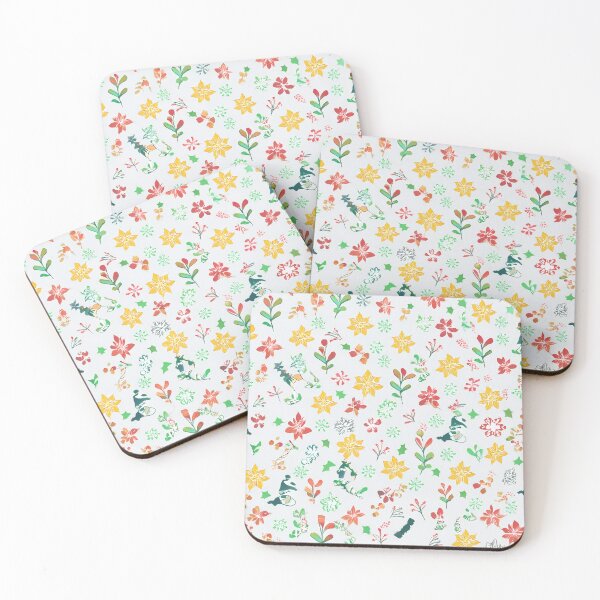 Item preview, Colorful Festive Floral Pattern designed and sold by DigitalGemArt.