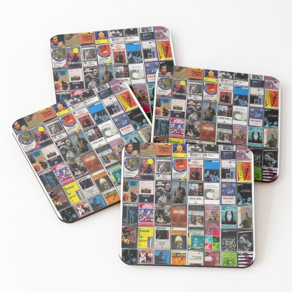 Item preview, Greatest Jazz Music - Vintage Cassette Album Cover Art designed and sold by Mr Mustard Prints.