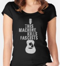 This Machine Kills Fascists Women's Fitted Scoop T-Shirt