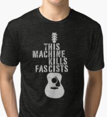 Camiseta de tejido mixto Esta máquina mata a los fascistas