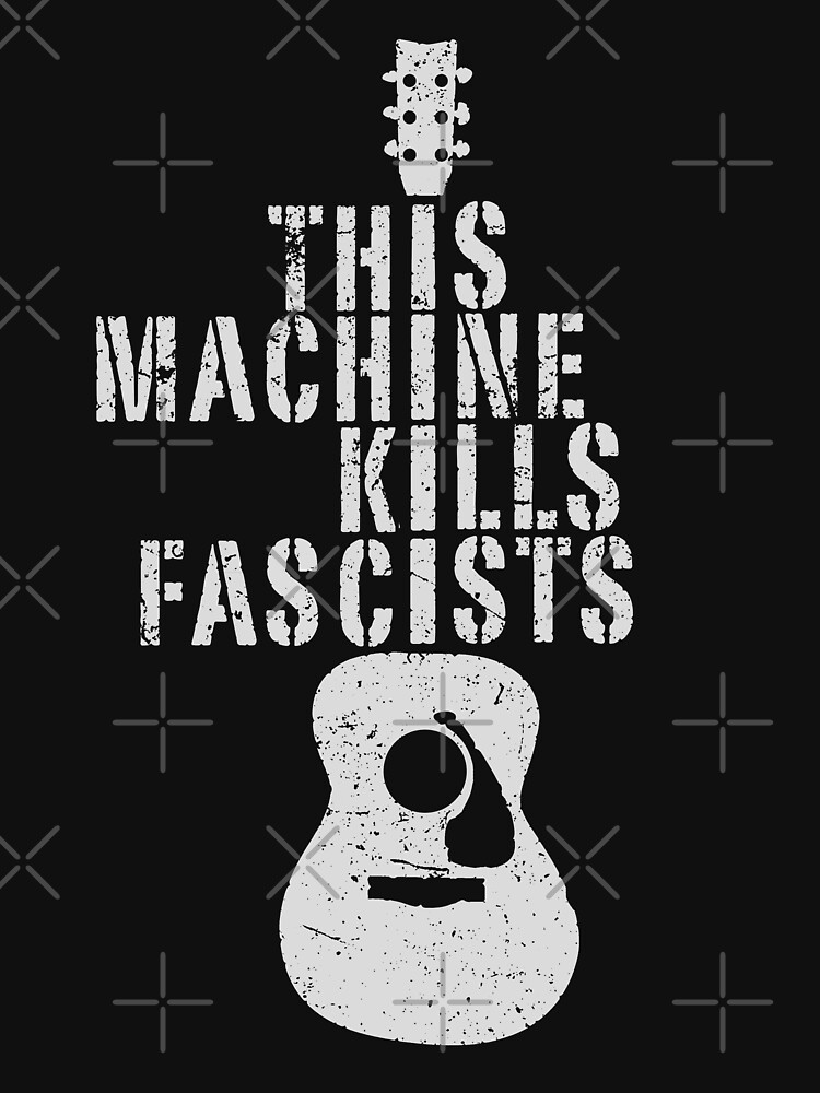 this guitar kills fascists t shirt