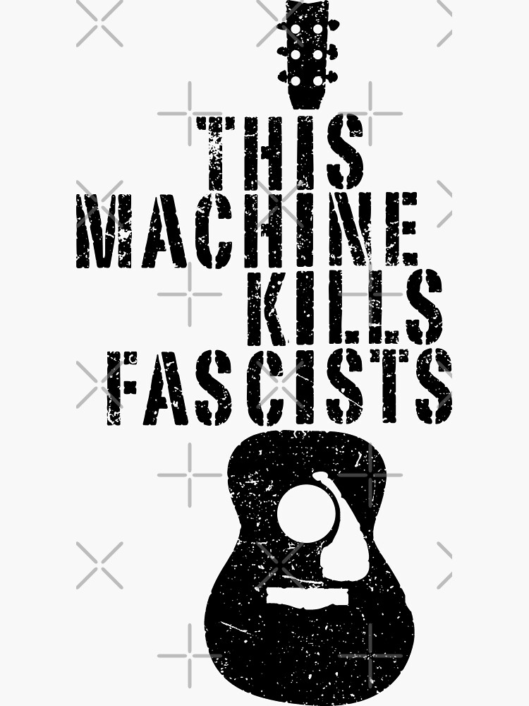 this guitar kills fascists t shirt