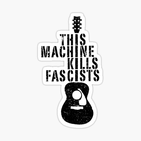 John Green  This Machine Kills Fascists Laptop Decal – DFTBA