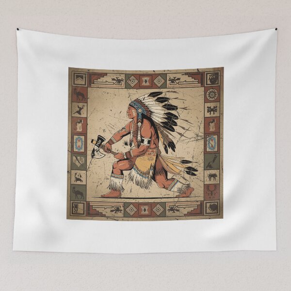 Item preview, indigenous - Warrior Spirit designed and sold by calorula.