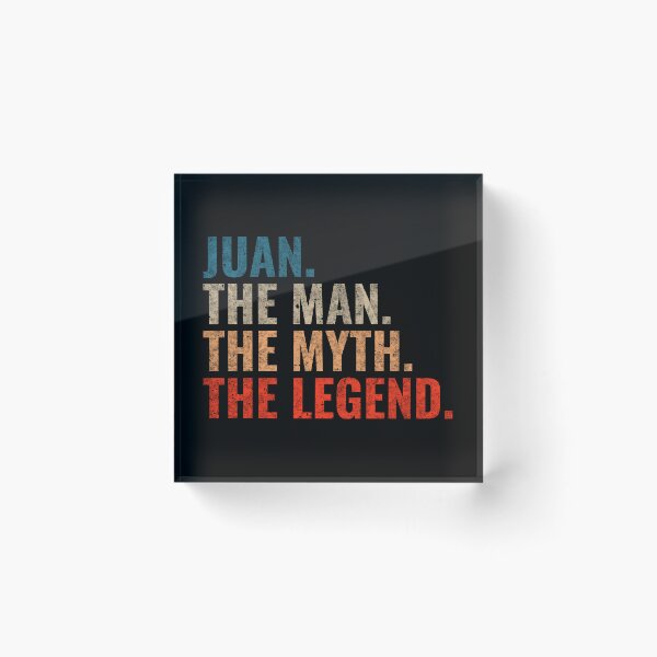 Item preview, Juan The Man The Myth The Legend Juan Name Retro 70s distress designed and sold by Teelogic.