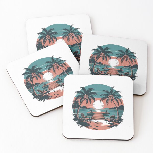 Item preview, Seaside, Beach, Holiday, Tropical, Sunset, Coconut Tree designed and sold by RvinJo8.