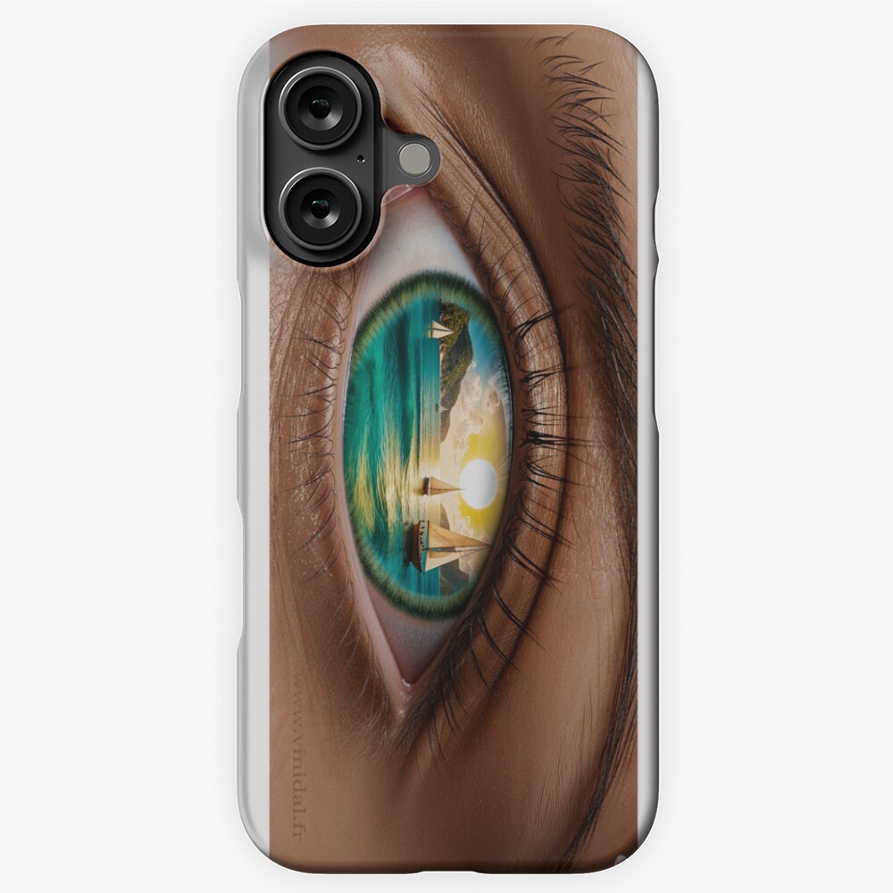 Aperçu de l'œuvre Coque rigide iPhone créée et vendue par Vinidal.