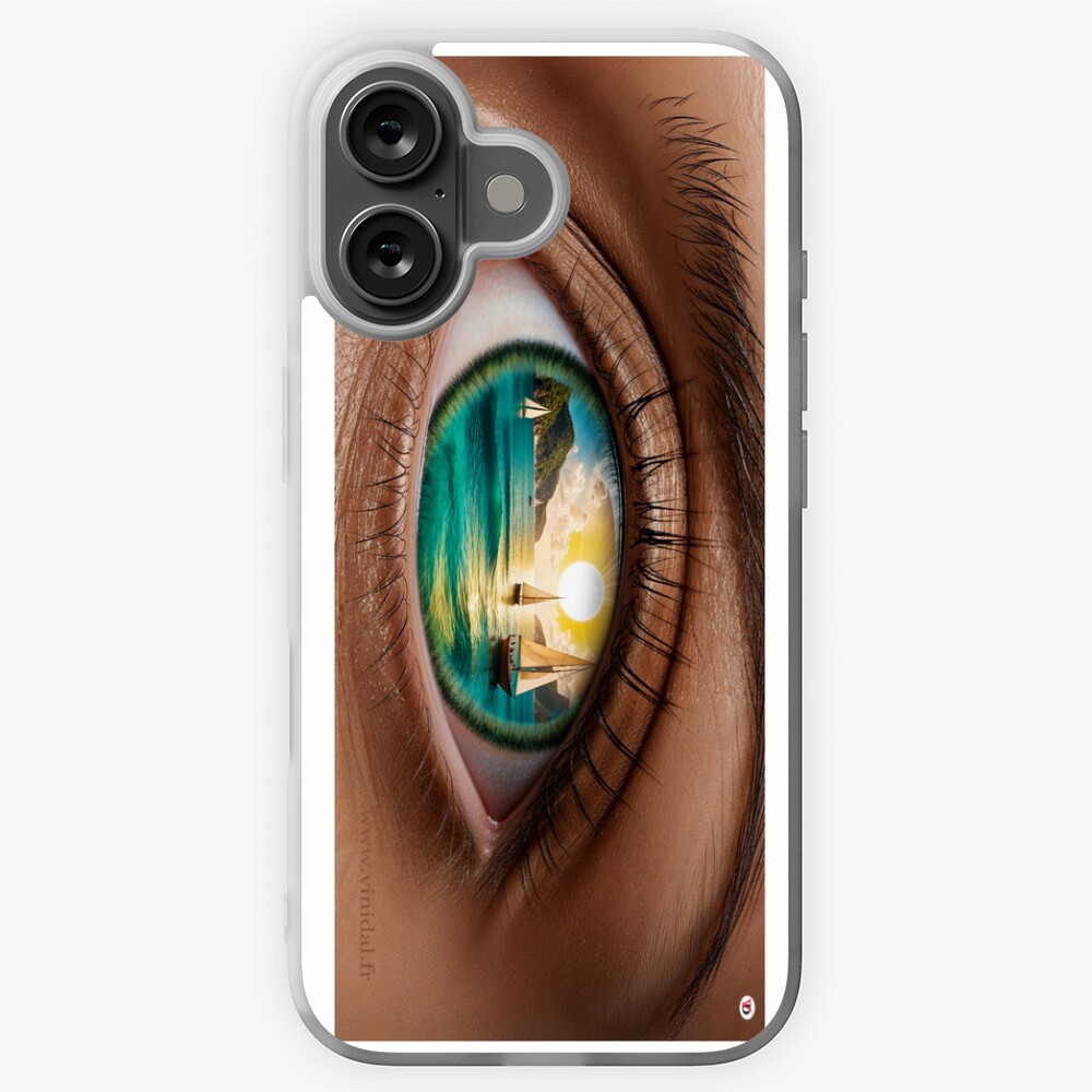 Aperçu de l'œuvre Coque souple iPhone créée et vendue par Vinidal.
