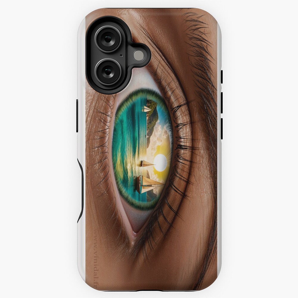 Aperçu de l'œuvre Coque antichoc iPhone créée et vendue par Vinidal.