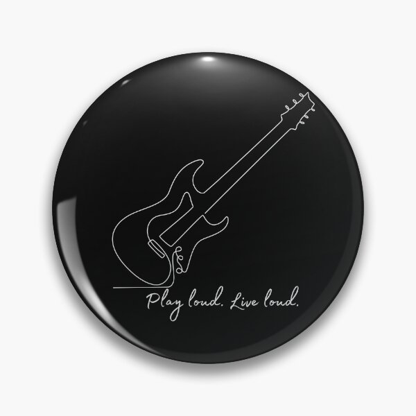 Item preview, Guitar lovers: Play loud. Live loud. designed and sold by ShirtWardrobe.