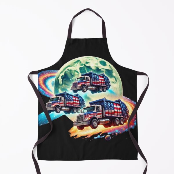 Item preview, Three Garbage Truck Moon America's Favorite Garbage Man designed and sold by SztylishDesigns.