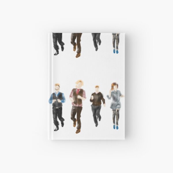 Five People Running Where? Hardcover Journal
