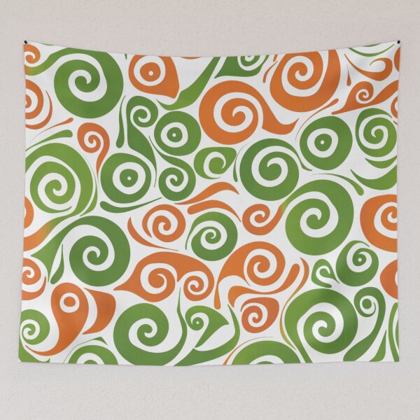 Item preview, New Zealand Māori Paua Pattern Koru Design 159 designed and sold by GrinGalore.