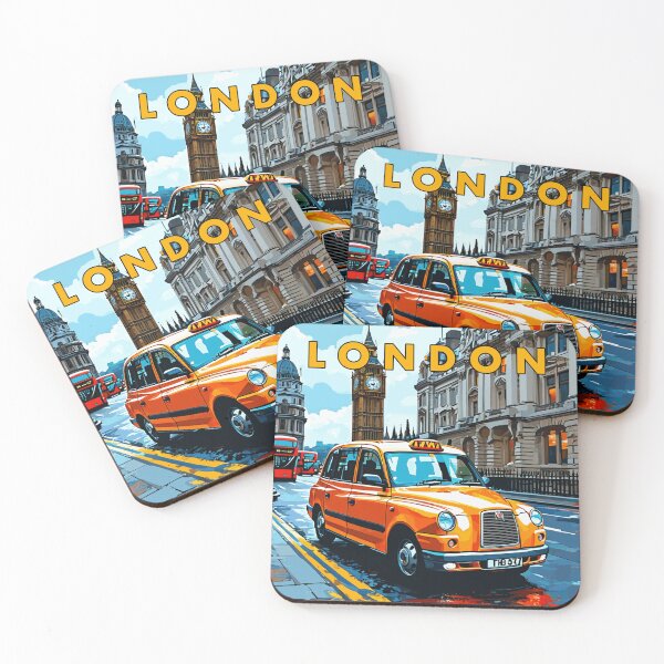 Item preview, London Taxi Pop Art designed and sold by GhumGham.