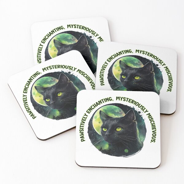 Item preview, MYSTERIOUS NIGHT CAT designed and sold by Kezmich Works.