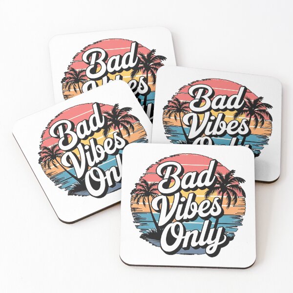 Item preview, Bad Vibes only retro designed and sold by taylor-us.