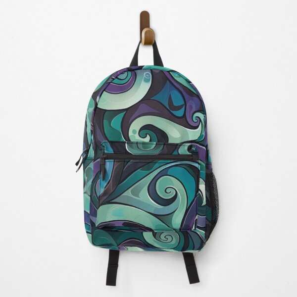 Artikelvorschau, Neuseeland Māori Paua Muster Koru Design 162 entworfen und verkauft von GrinGalore.