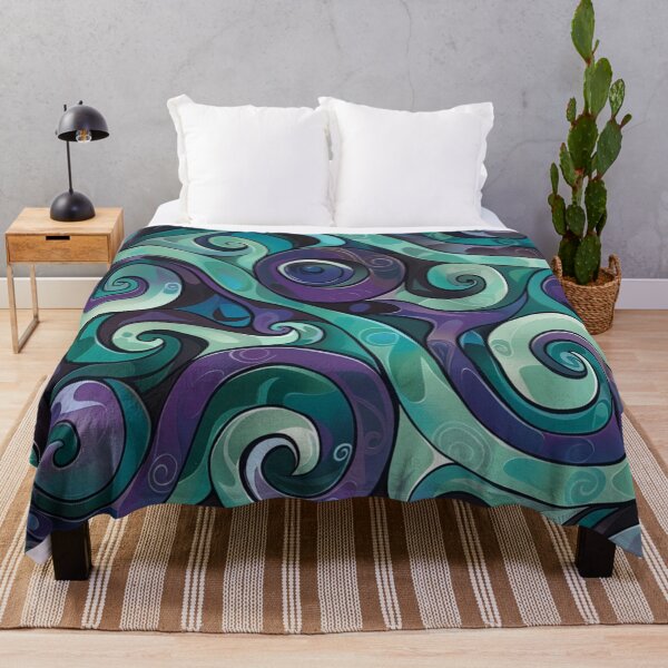 Artikelvorschau, Neuseeland Māori Paua Muster Koru Design 162 entworfen und verkauft von GrinGalore.
