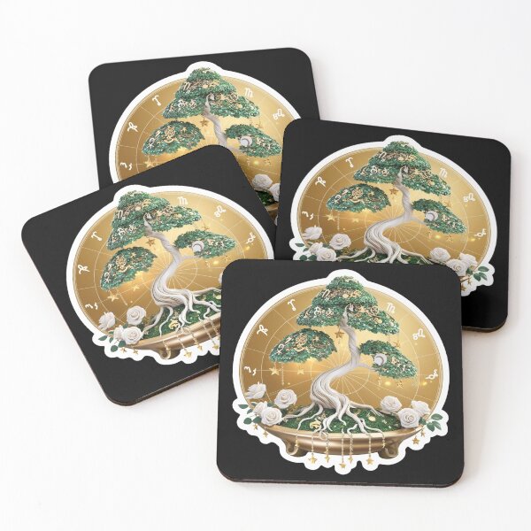 Item preview,  Adorable Bonsai Tree Astrology Art designed and sold by Mudastro Astrology.