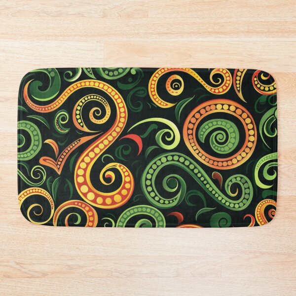 Item preview, New Zealand Māori Paua Pattern Koru Design 163 designed and sold by GrinGalore.
