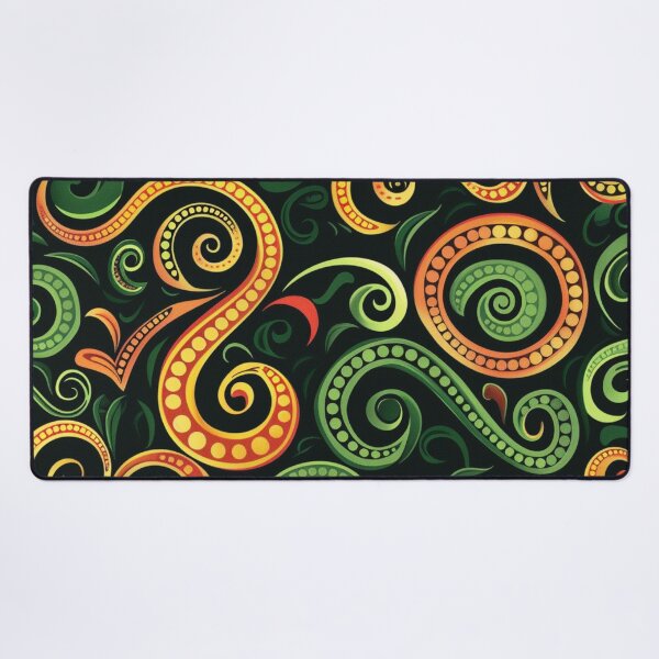 Item preview, New Zealand Māori Paua Pattern Koru Design 163 designed and sold by GrinGalore.