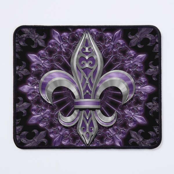 Item preview, French Lily II - 3D Illustration - Purple Silver Version designed and sold by KairoDesign.