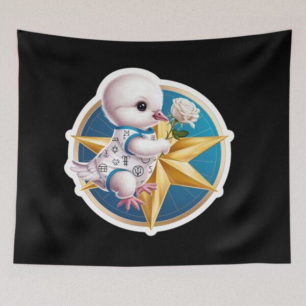 Item preview,   Adorable White Dove baby Astrology Art designed and sold by Mudastro Astrology.