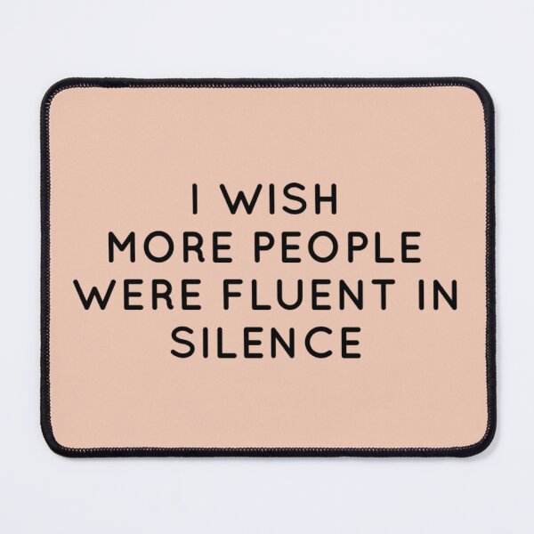Item preview, funny humor slogan, silent please slogan designed and sold by MarJul.