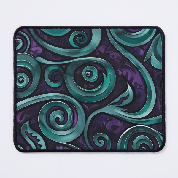 Item preview, New Zealand Māori Paua Pattern Koru Design 164 designed and sold by GrinGalore.