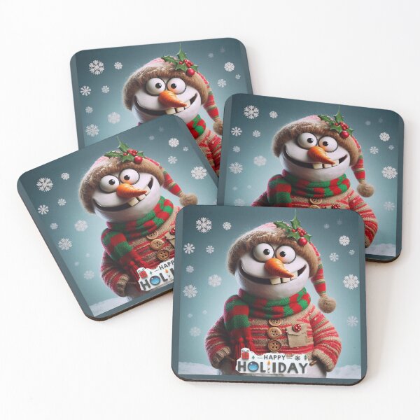 Item preview, Funny Goofy Snowman Happy Holiday designed and sold by Nanthanon.