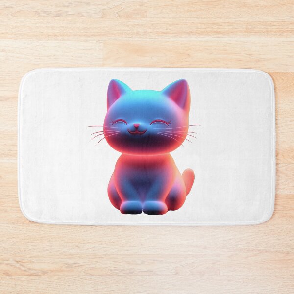 Item preview, Cat Emoji Icon - Minimalist Holographic Design designed and sold by pixal-shop.