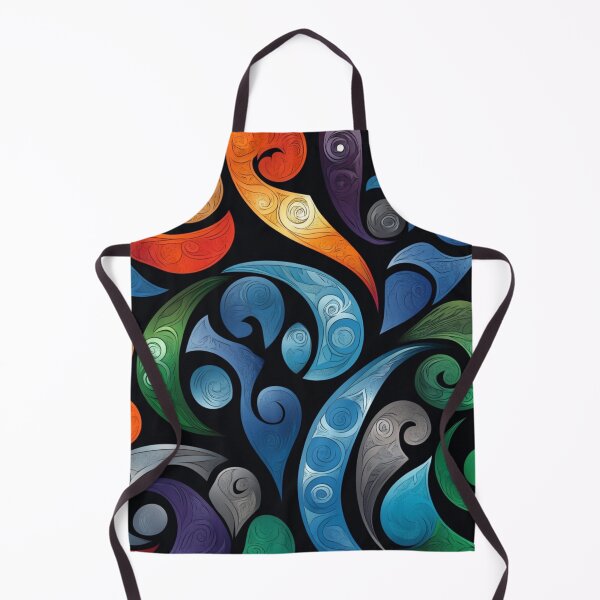 Item preview, New Zealand Māori Paua Pattern Koru Design 166 designed and sold by GrinGalore.