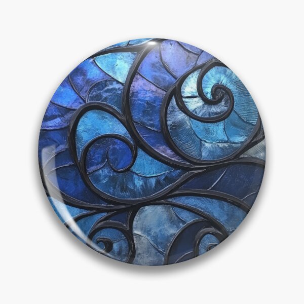 Item preview, New Zealand Māori Paua Pattern Koru Design 167 designed and sold by GrinGalore.