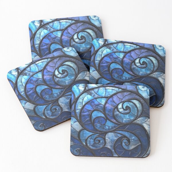 Item preview, New Zealand Māori Paua Pattern Koru Design 167 designed and sold by GrinGalore.