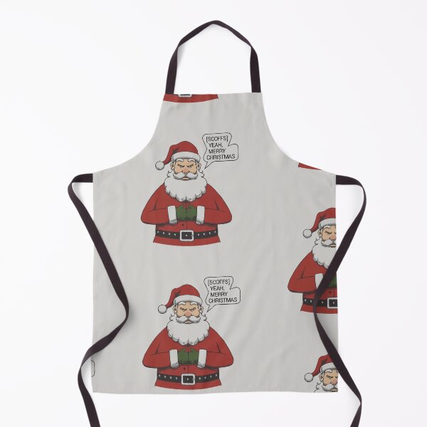 Item preview, "Sarcastic Santa Says Merry Christmas" - Funny Holiday Sarcasm Art designed and sold by Collision19.
