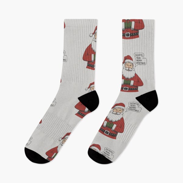 Item preview, "Sarcastic Santa Says Merry Christmas" - Funny Holiday Sarcasm Art designed and sold by Collision19.