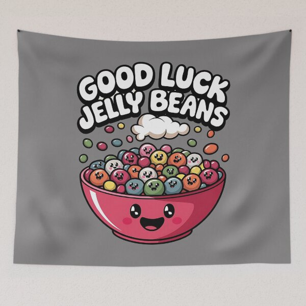 Item preview, Good luck jelly beans - Sweet and sour jelly - Colorful Jellybean - I'm good bean - Jelly candy designed and sold by JansenGS.