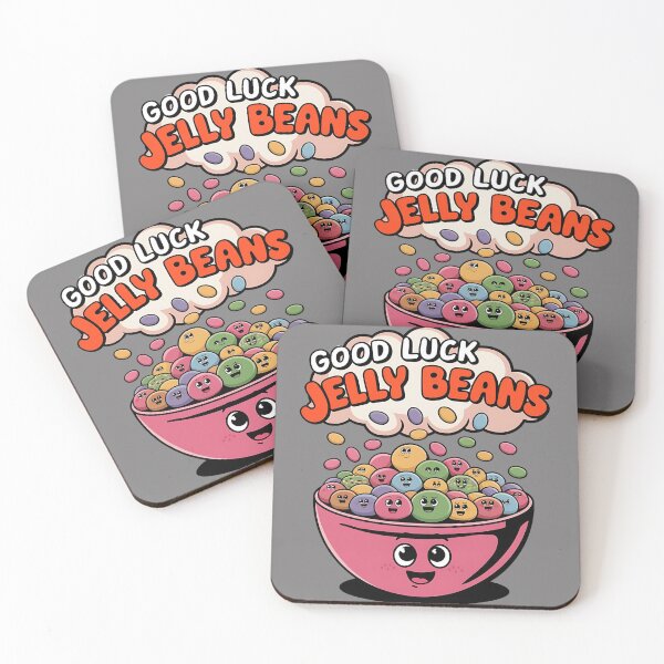 Item preview, Good luck jelly beans - Sweet and sour jelly - Colorful Jellybean - I'm good bean - Jelly candy designed and sold by JansenGS.