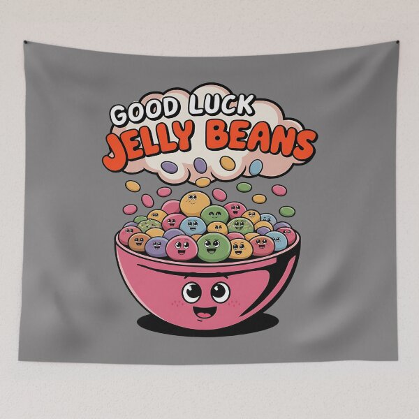 Item preview, Good luck jelly beans - Sweet and sour jelly - Colorful Jellybean - I'm good bean - Jelly candy designed and sold by JansenGS.